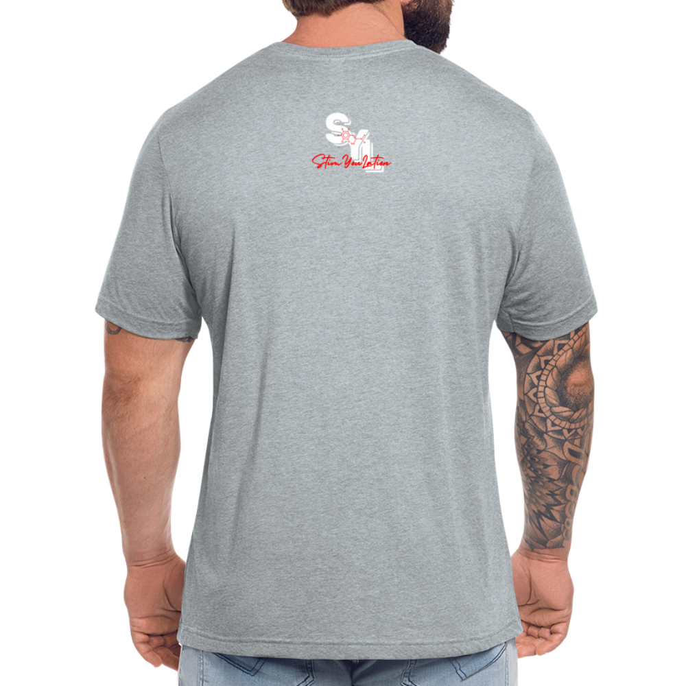 I Heart Pre Workout T-Shirt | Premium Tri Blend - heather grey