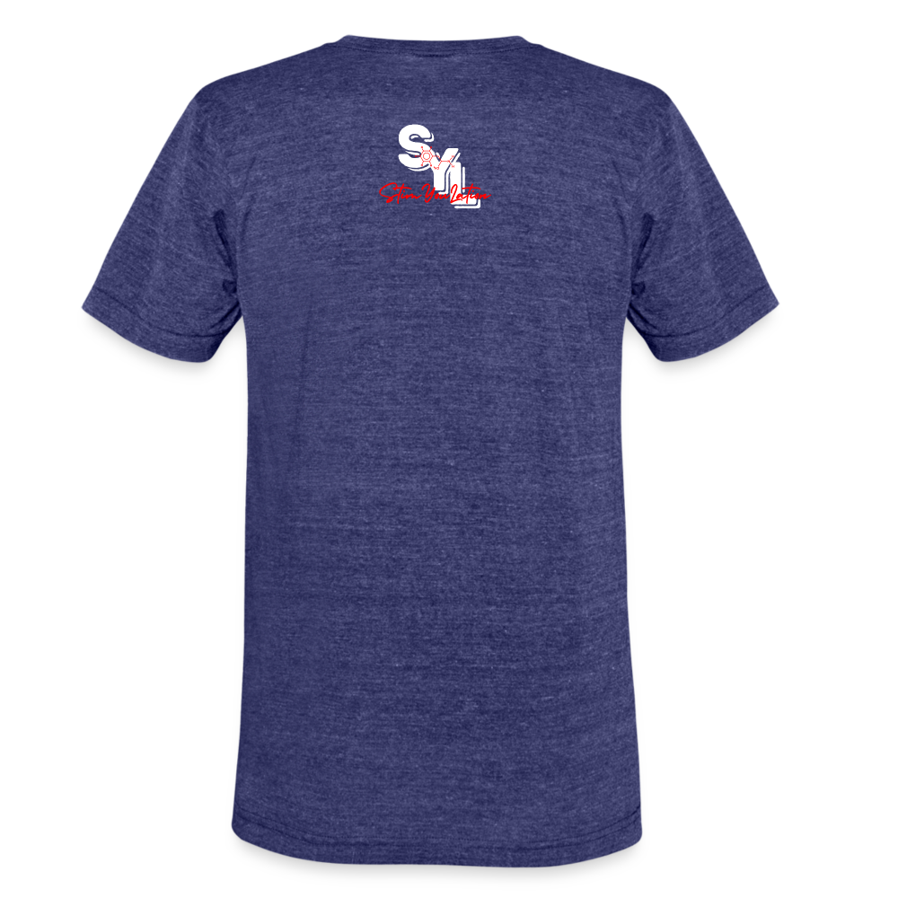 I Heart Pre Workout T-Shirt | Premium Tri Blend - heather indigo