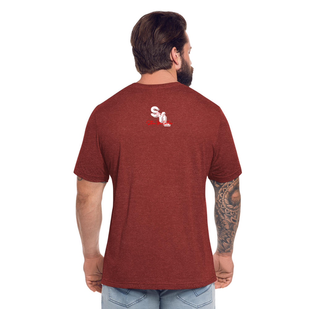 I Triple Scoop Pre Workout | Premium Tri-Blend T-Shirt - heather cranberry