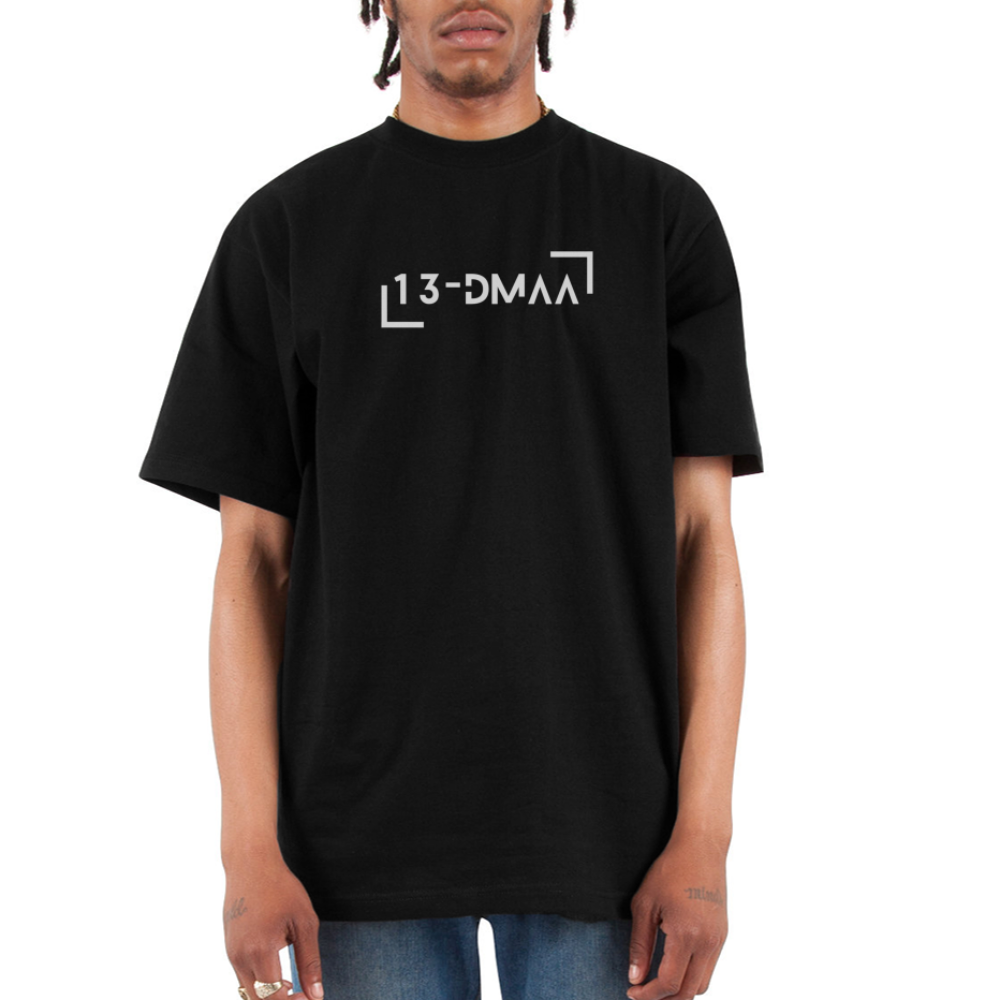 DMAA T-Shirt | Oversized Heavyweight - black