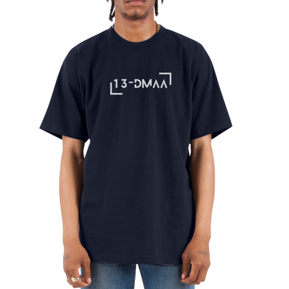 DMAA T-Shirt | Oversized Heavyweight - navy